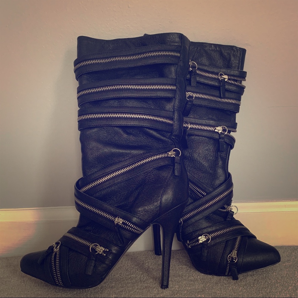 Easy Rider Leather Boots